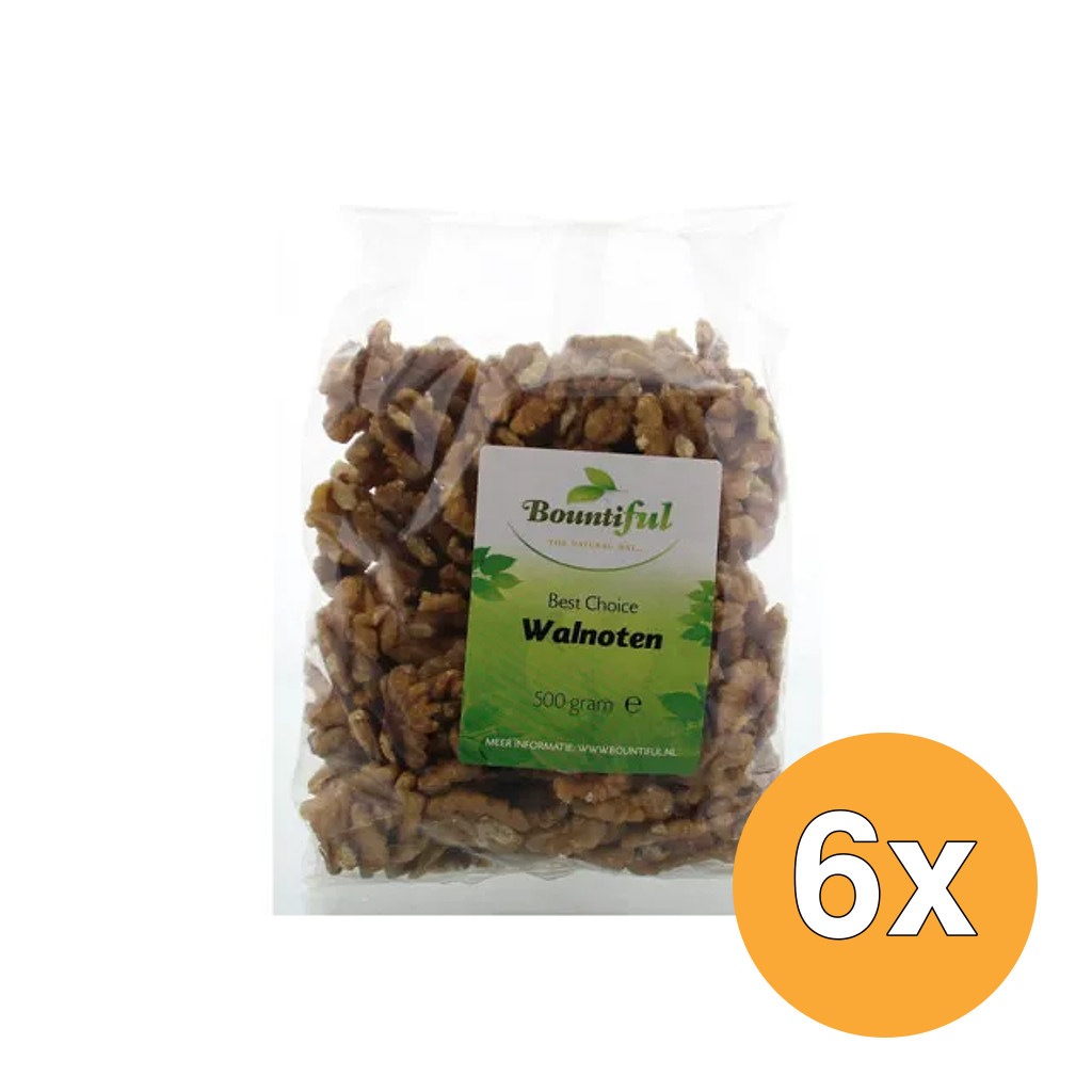 6x Bountiful Chileense Walnoten (500 gr)