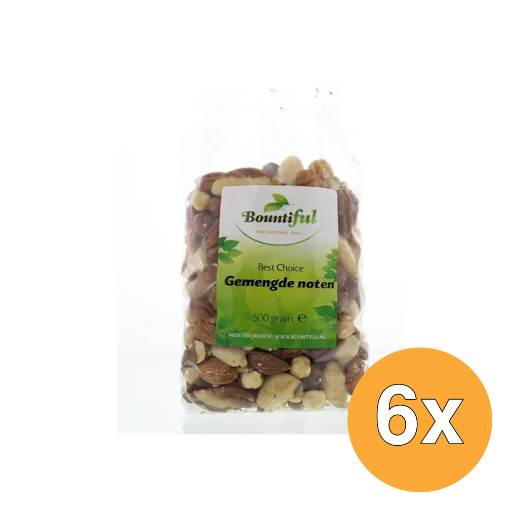 6x Bountiful Gemengde Noten (500 gr)