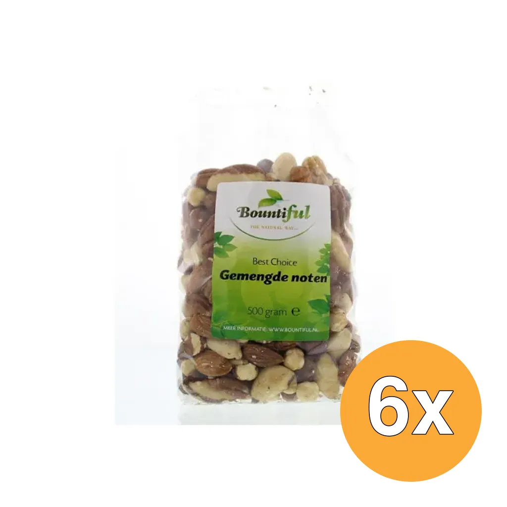 6x Bountiful Gemengde Noten (500 gr)