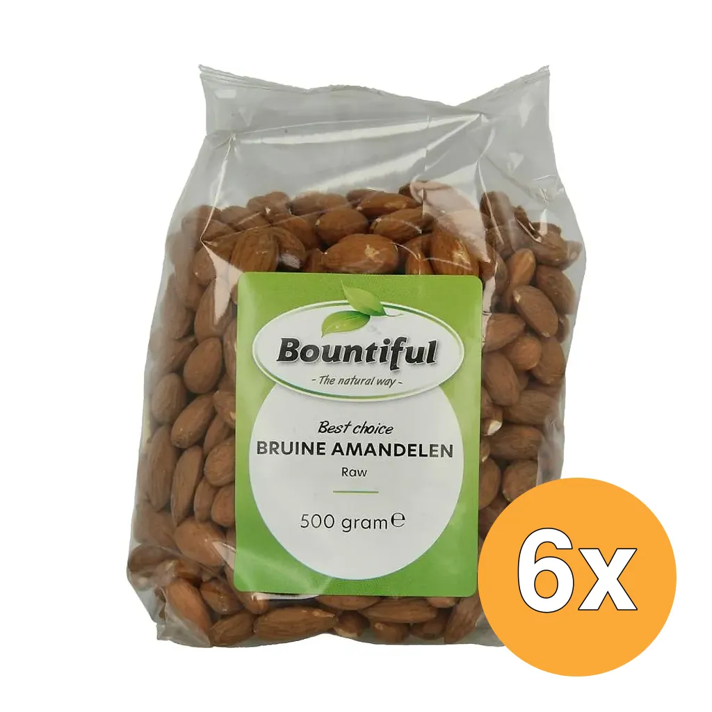 6x Bountiful Amandelen Bruin (500 gr)
