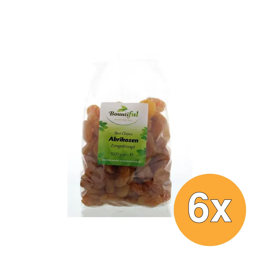 6x Bountiful Abrikozen (1000 gr)