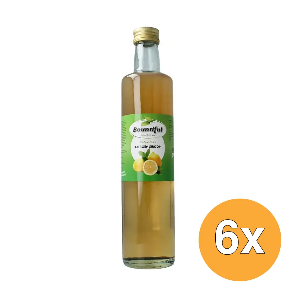 6x Bountiful Citroen Siroop (500 ml)