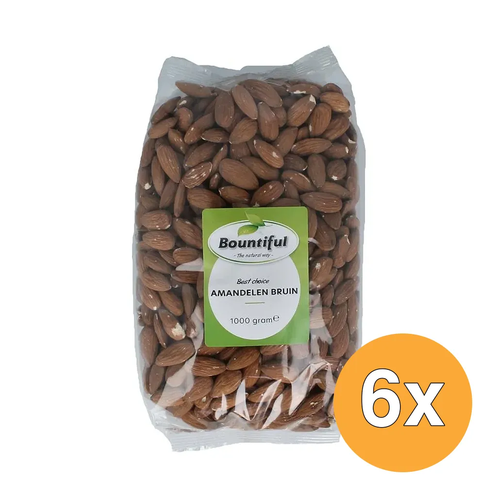 6x Bountiful Amandelen Bruin (1000 gr)