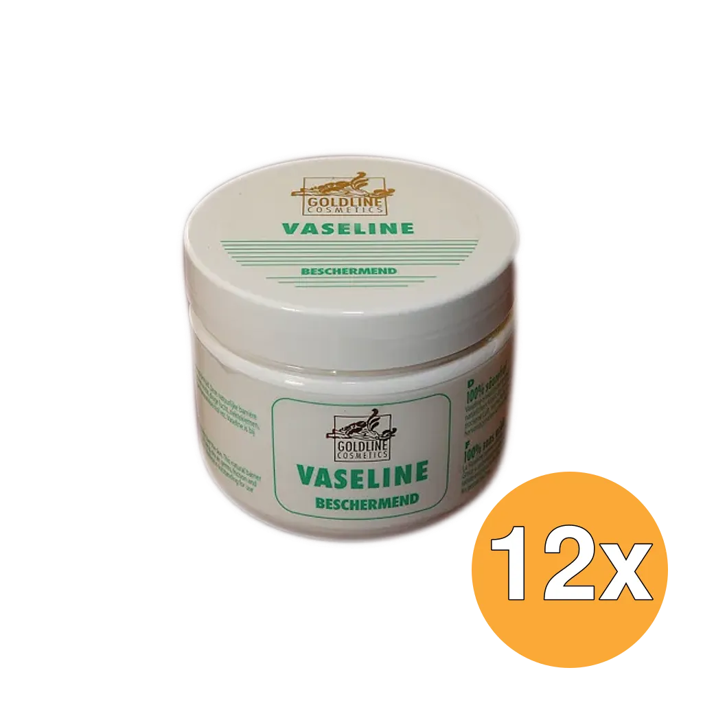 12x Goldline Witte Vaseline (250 ml)
