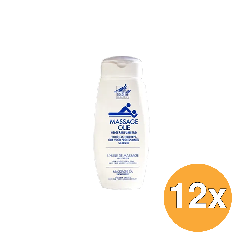12x Goldline Massage Olie (300 ml)