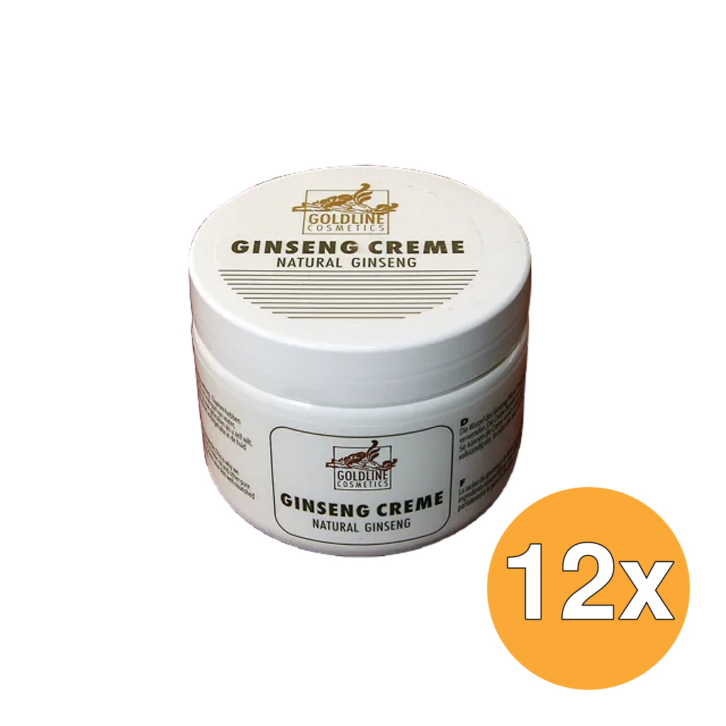 12x Goldline Gingseng Creme (250 ml)