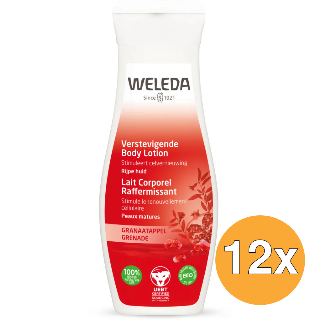 12x WELEDA Granaatappel Verstevigende Bodylotion (200 ml)