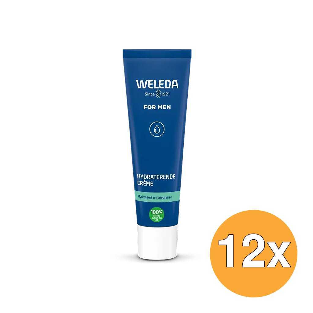 12x WELEDA Men hydraterende creme (30 ml)