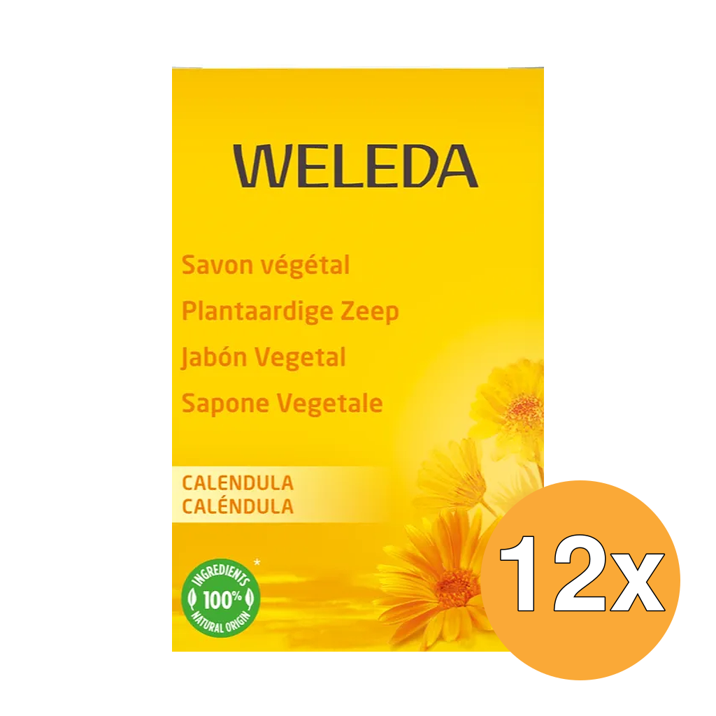 12x WELEDA Calendula Zeep (100 gr)