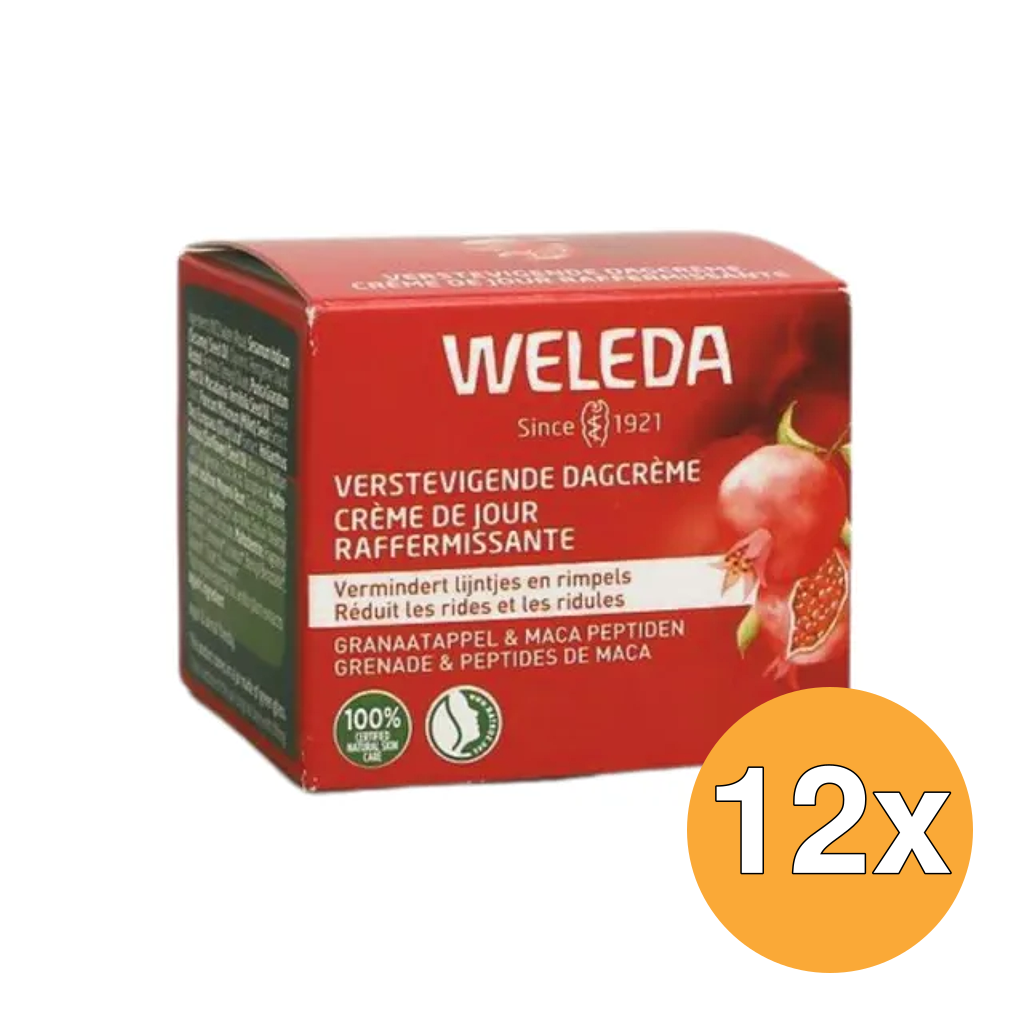 12x WELEDA Verstevigende Dagcremegranaatappel/maca (40 ml)