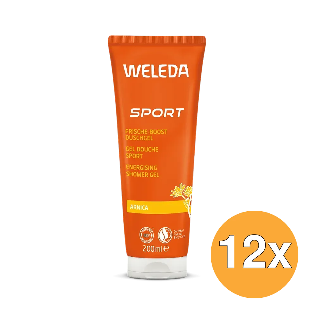 12x WELEDA Arnica sport douchegel (200 ml)
