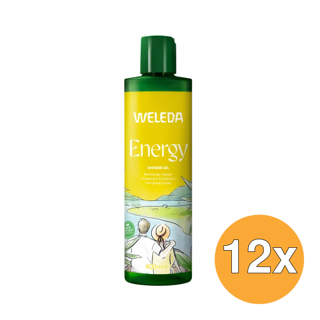 12x Weleda Energy Douchegel Gember (400 ml)