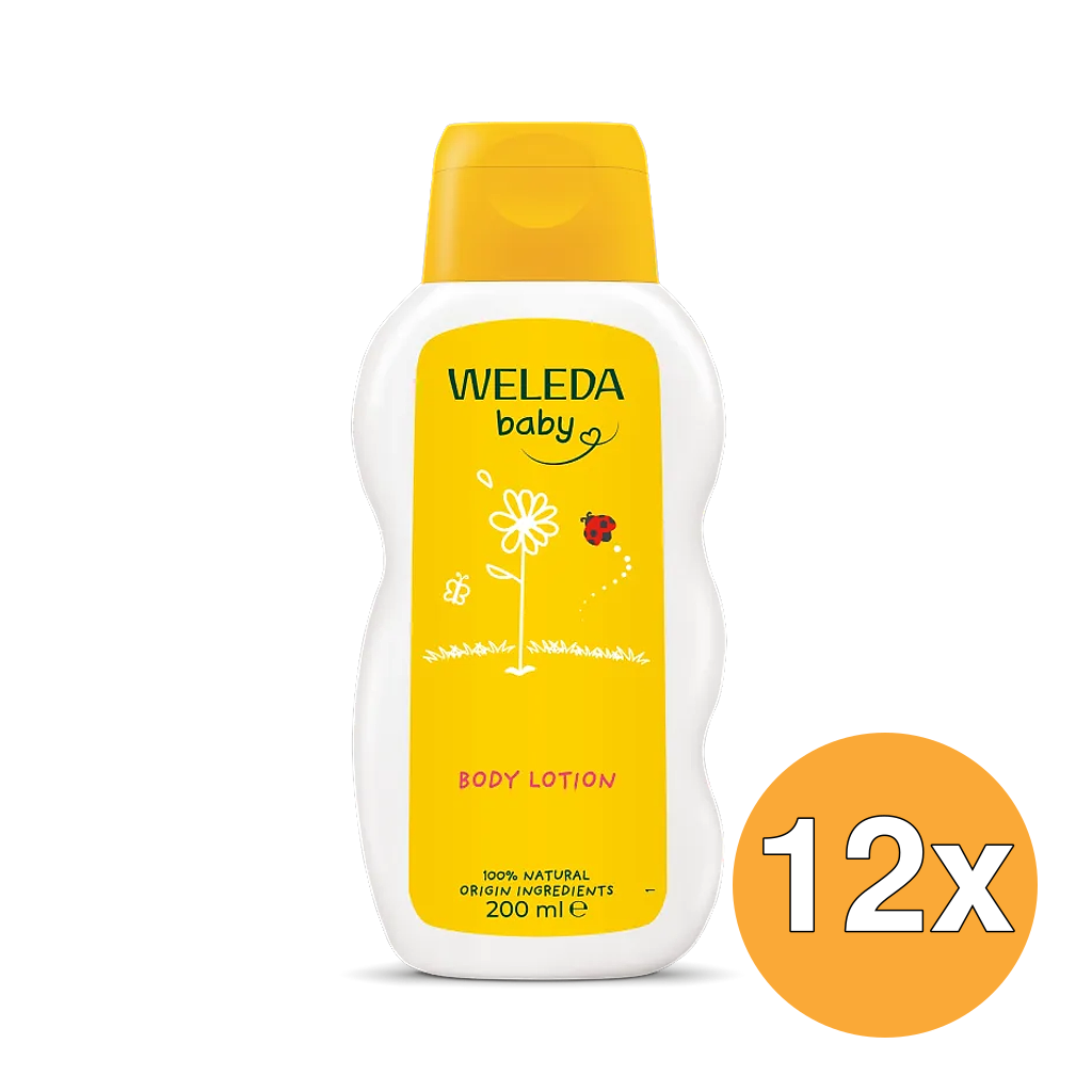 12x WELEDA Calendula Body Lotion (200 ml)