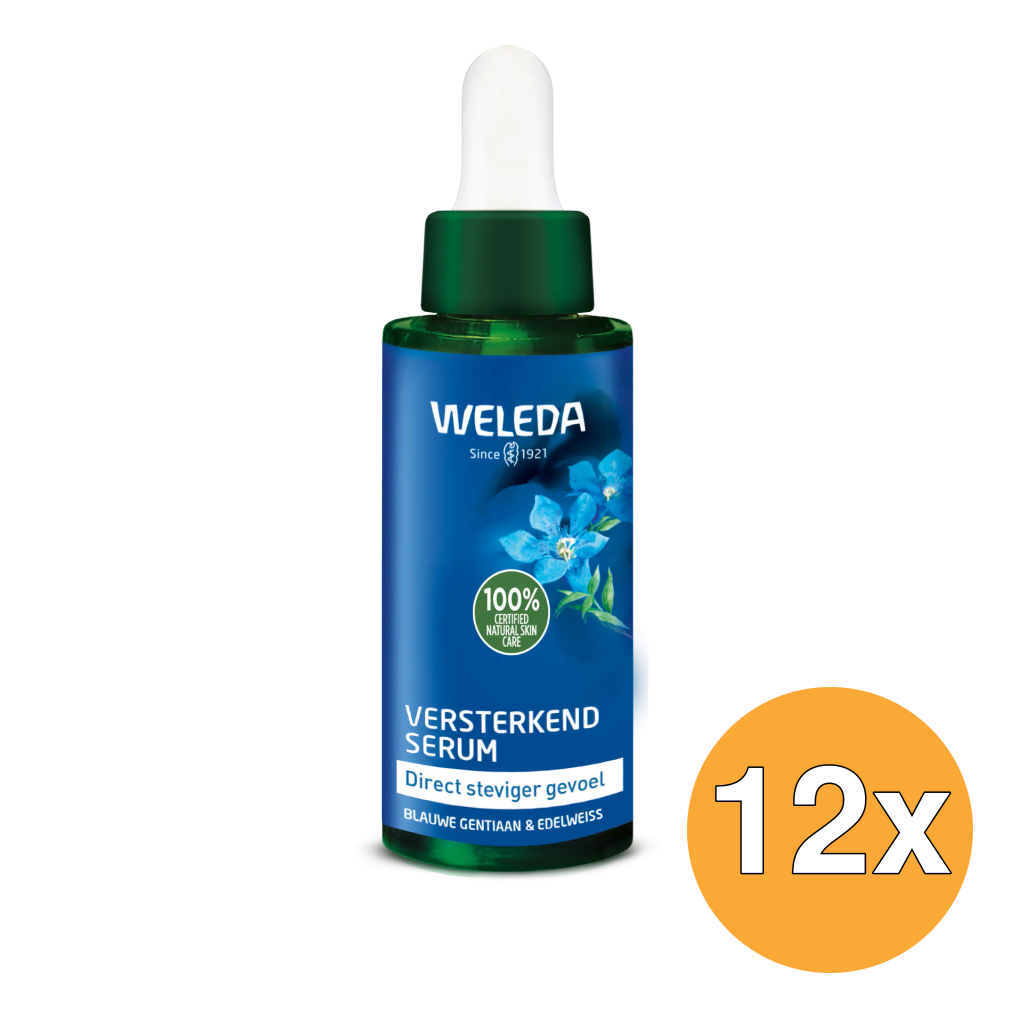 12x WELEDA Blauwe gentiaan & edelweiss versterkend serum (30 ml)