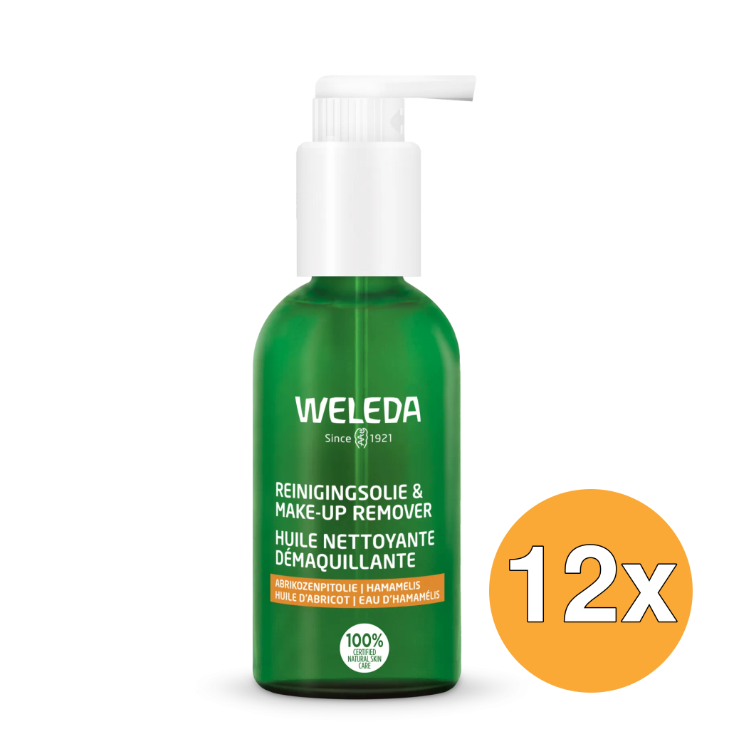 12x WELEDA Reinigingsolie & make up remover (150 ml)