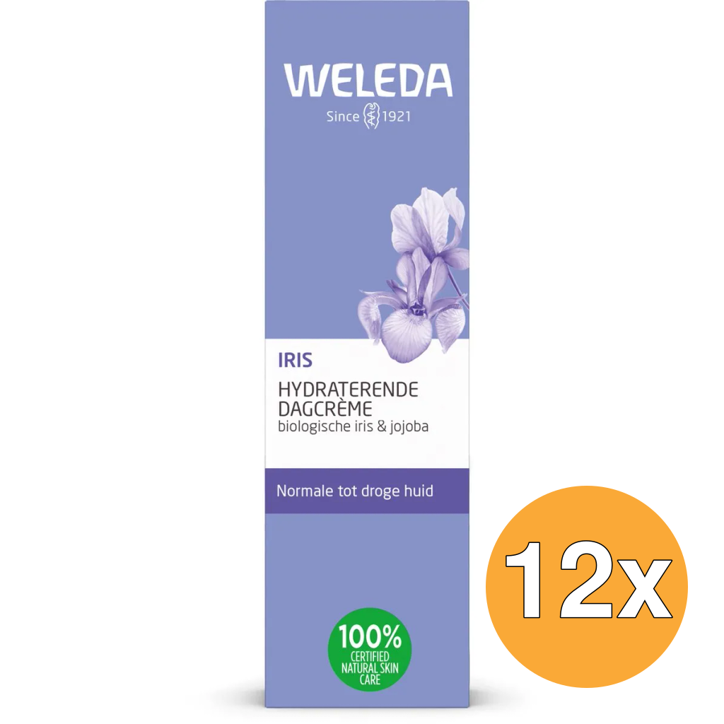 12x Weleda Iris Hydraterende Dagcreme (30 ml)