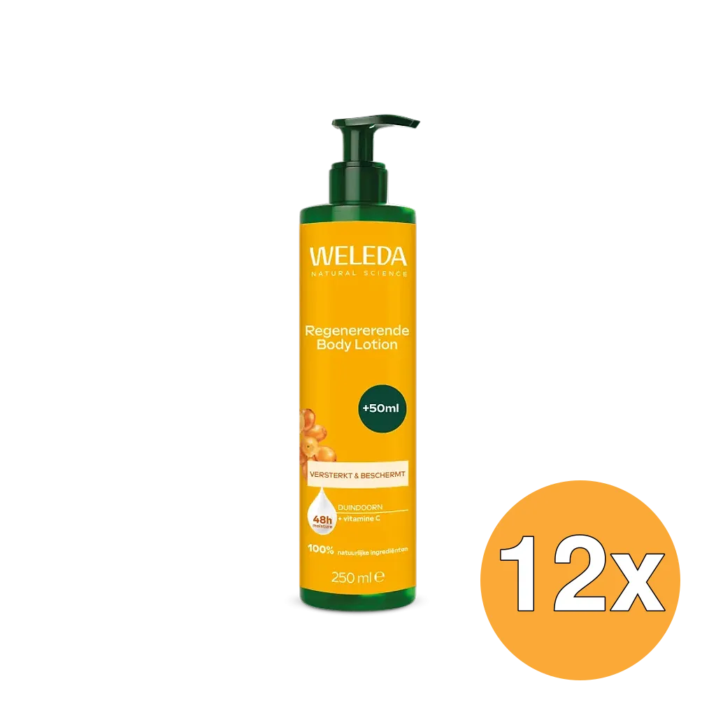 12x WELEDA Regenererende Body Lotion Duindoorn (250 ml)