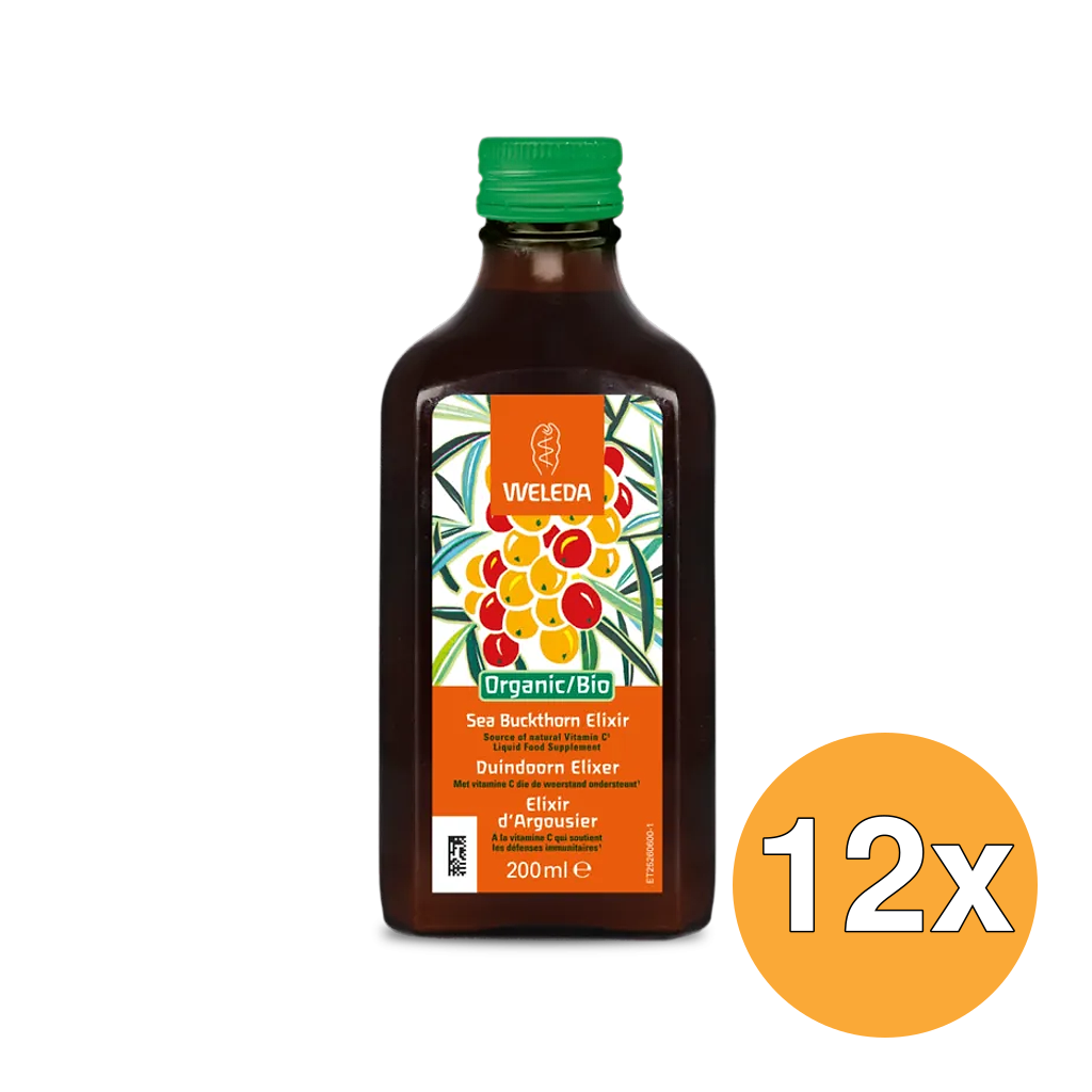 12x Weleda Duindoorn Elixer Bio (200 ml)