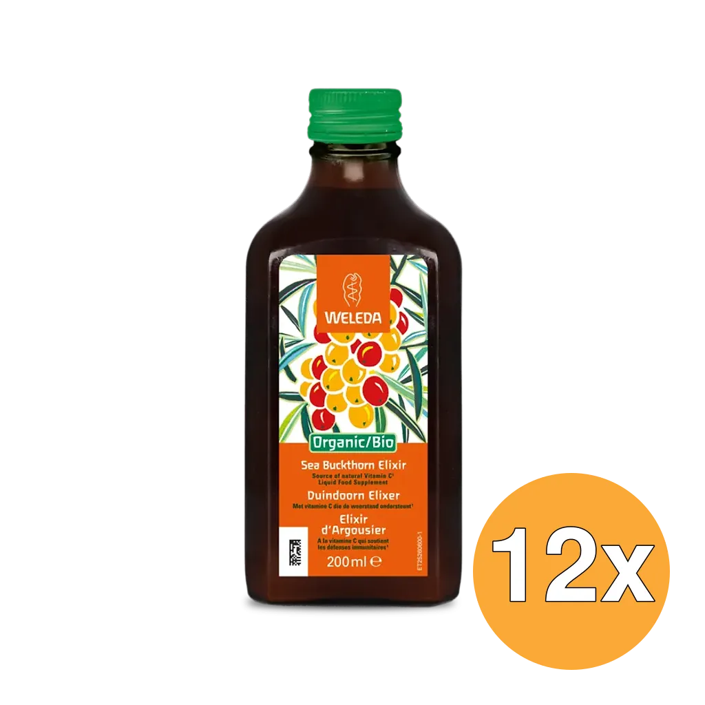 12x Weleda Duindoorn Elixer Bio (200 ml)