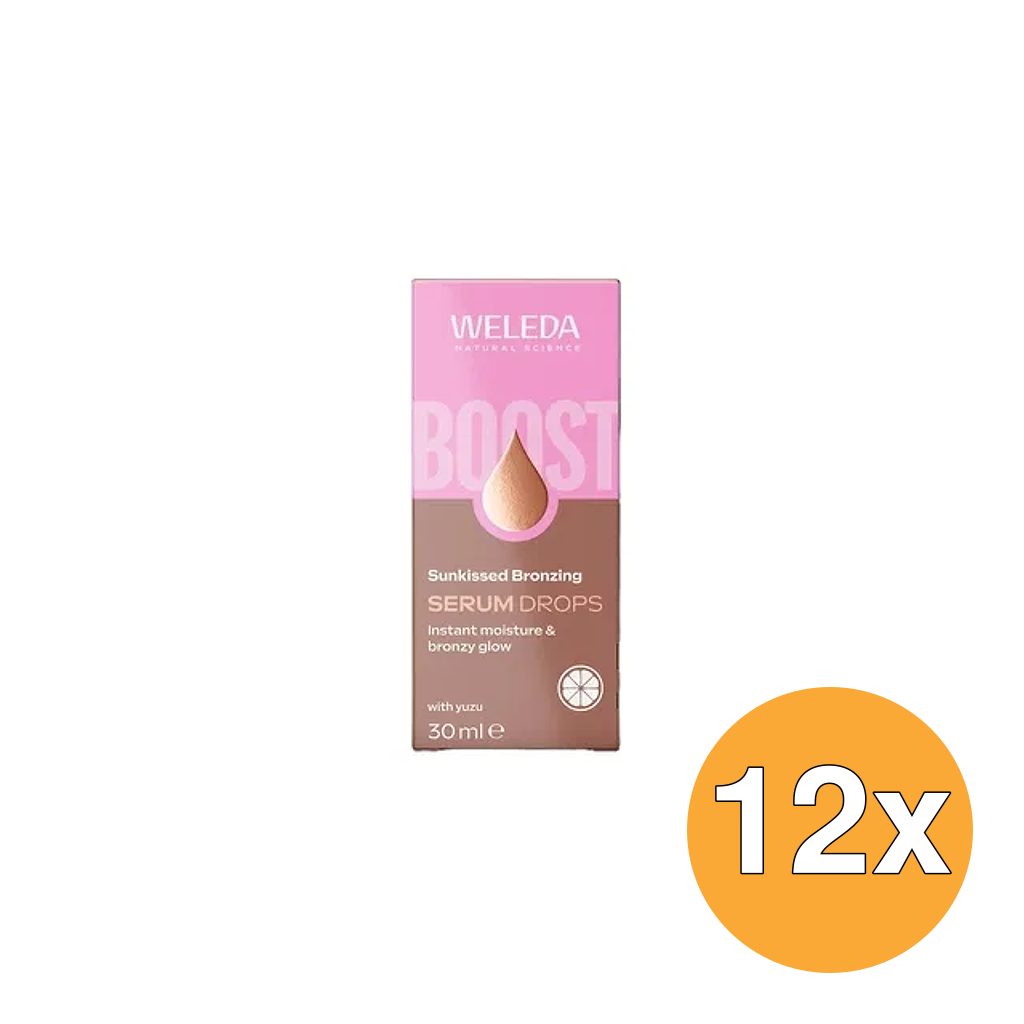 12x Weleda Bronzing Boost Serum Drops (30 ml)
