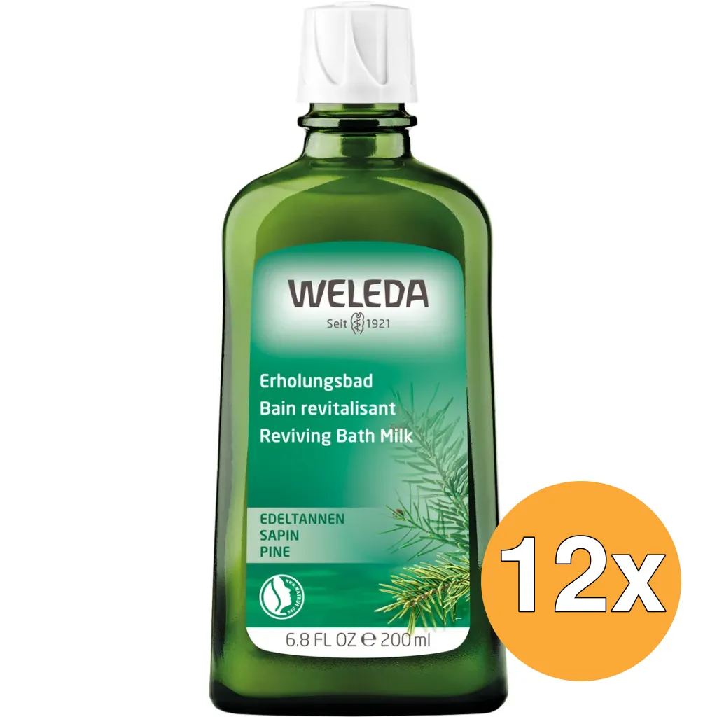 12x WELEDA Zilverspar bad verkwikkend (200 ml)