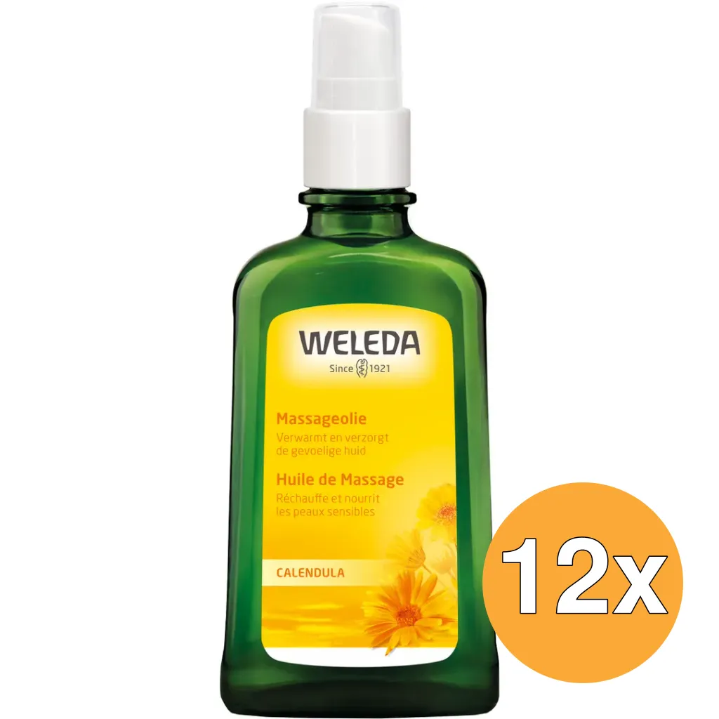 12x WELEDA Calendula massageolie (100 ml)