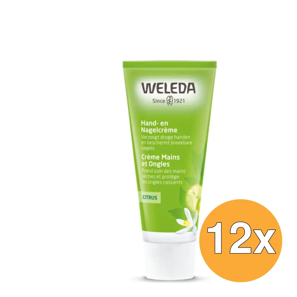 12x WELEDA Citrus Hand En Nagelcreme (50 ml)