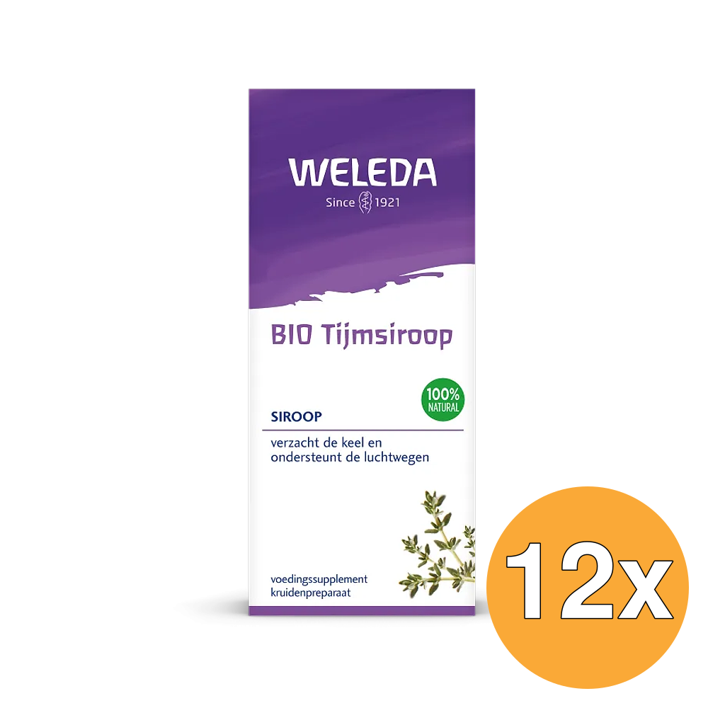 12x WELEDA Tijmsiroop bio (200 ml)