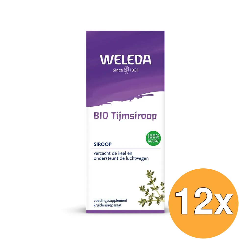 12x WELEDA Tijmsiroop bio (200 ml)