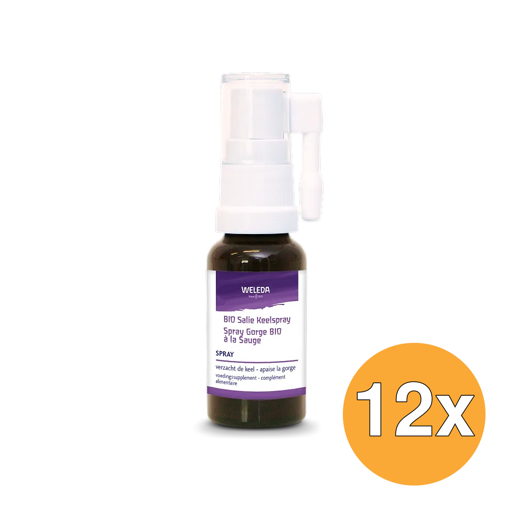 12x WELEDA Salie keelspray bio (20 ml)