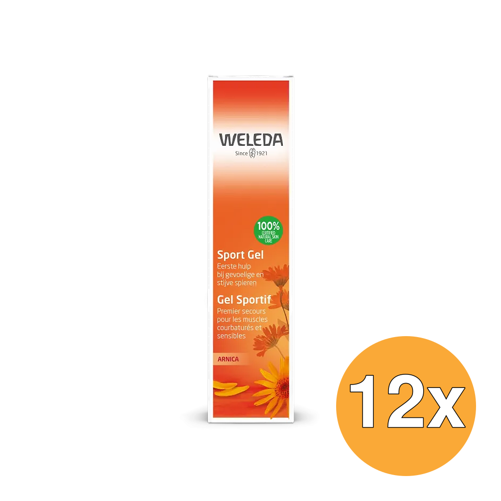 12x WELEDA Arnica sport gel (25 gr)