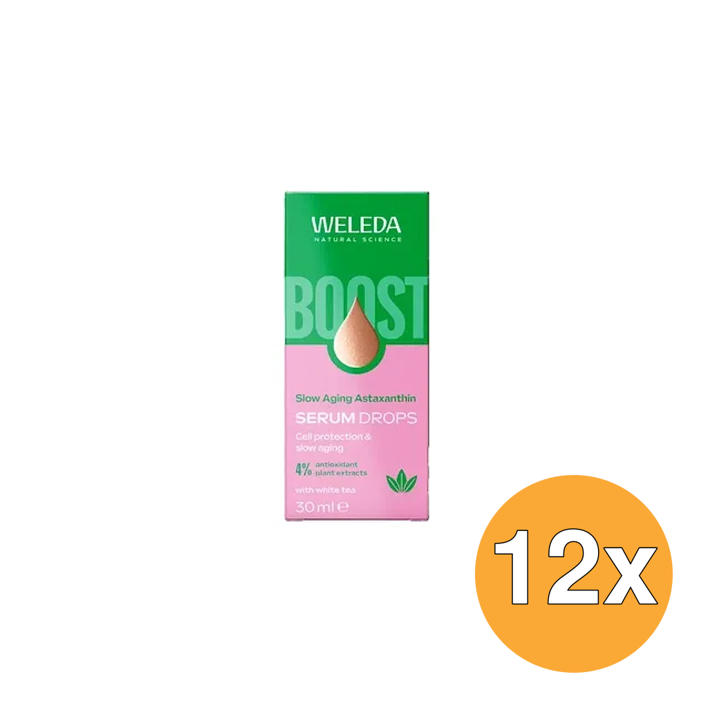 12x Weleda Slow Aging Boost Serum Drops (30 ml)