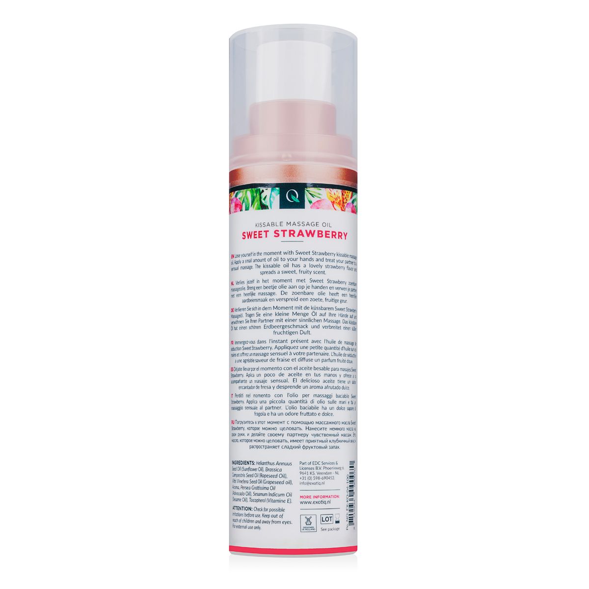 Exotiq Massageolie Sweet Strawberry (100 ml) - image 4