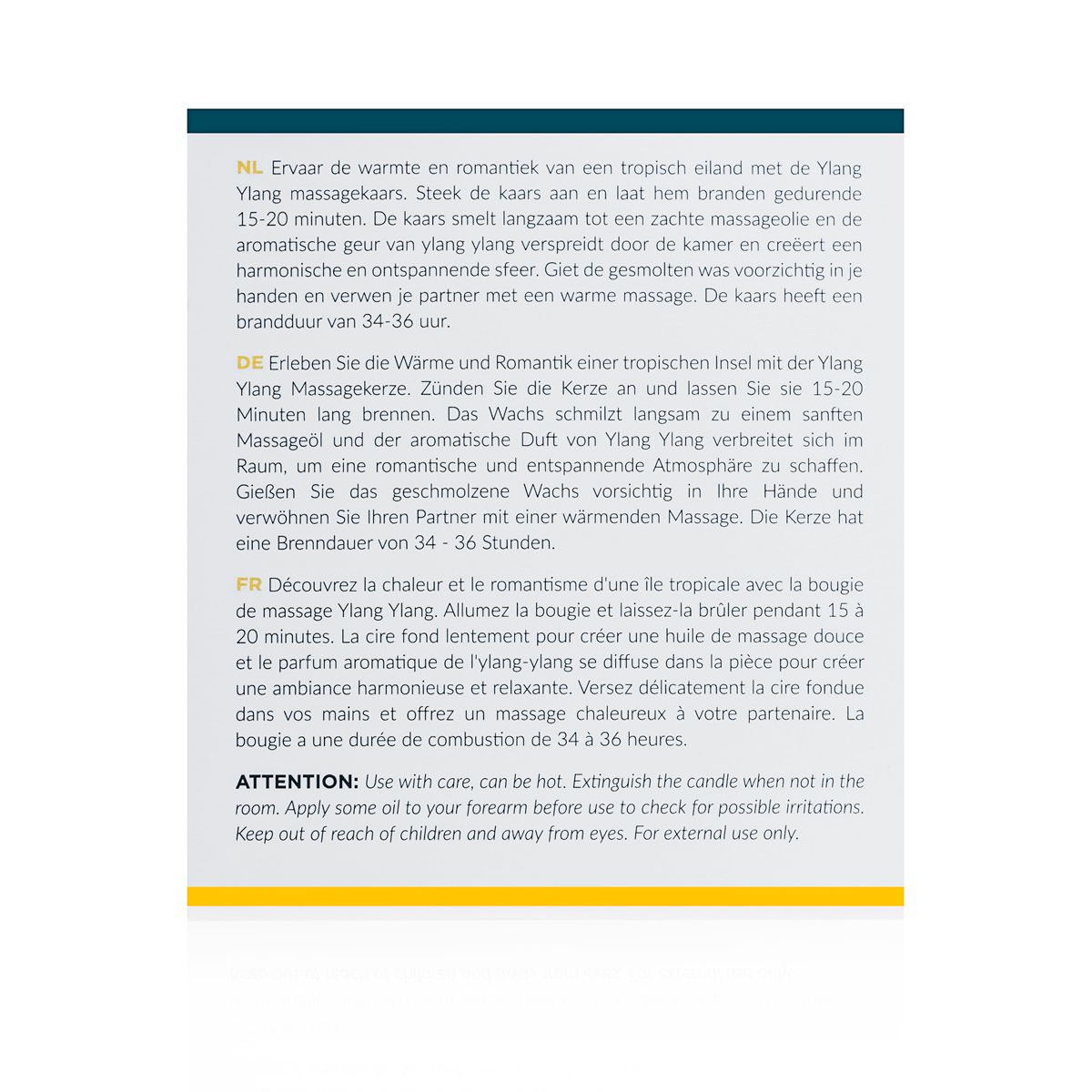 Exotiq Massagekaars Ylang Ylang (200 gr) - image 4