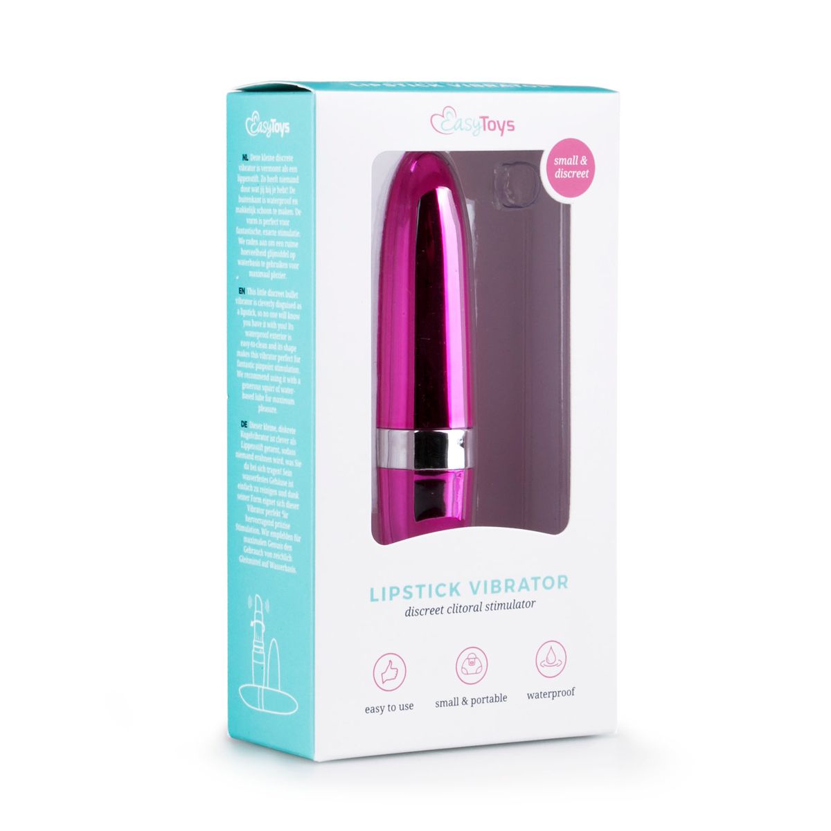 Easytoys Mini Vibe Collection Easytoys Lipstick Vibrator - Roze (1 stuk)