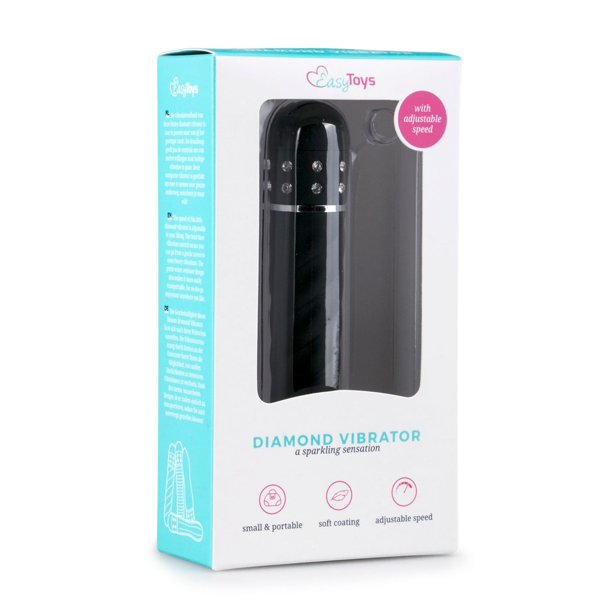 Easytoys Mini Vibe Collection Easytoys Mini Vibrator Gedraaid - Zwart (1 stuk)