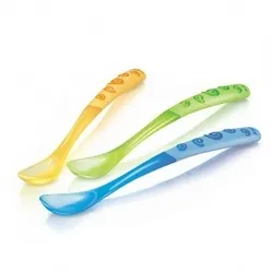 Nuby Lepel Lange Steel Swirl (1 stuk)