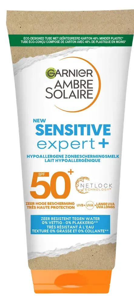 Garnier Ambre Solaire Sensitive Expert+ Zonnebrand Spray SPF50 (200 ml)