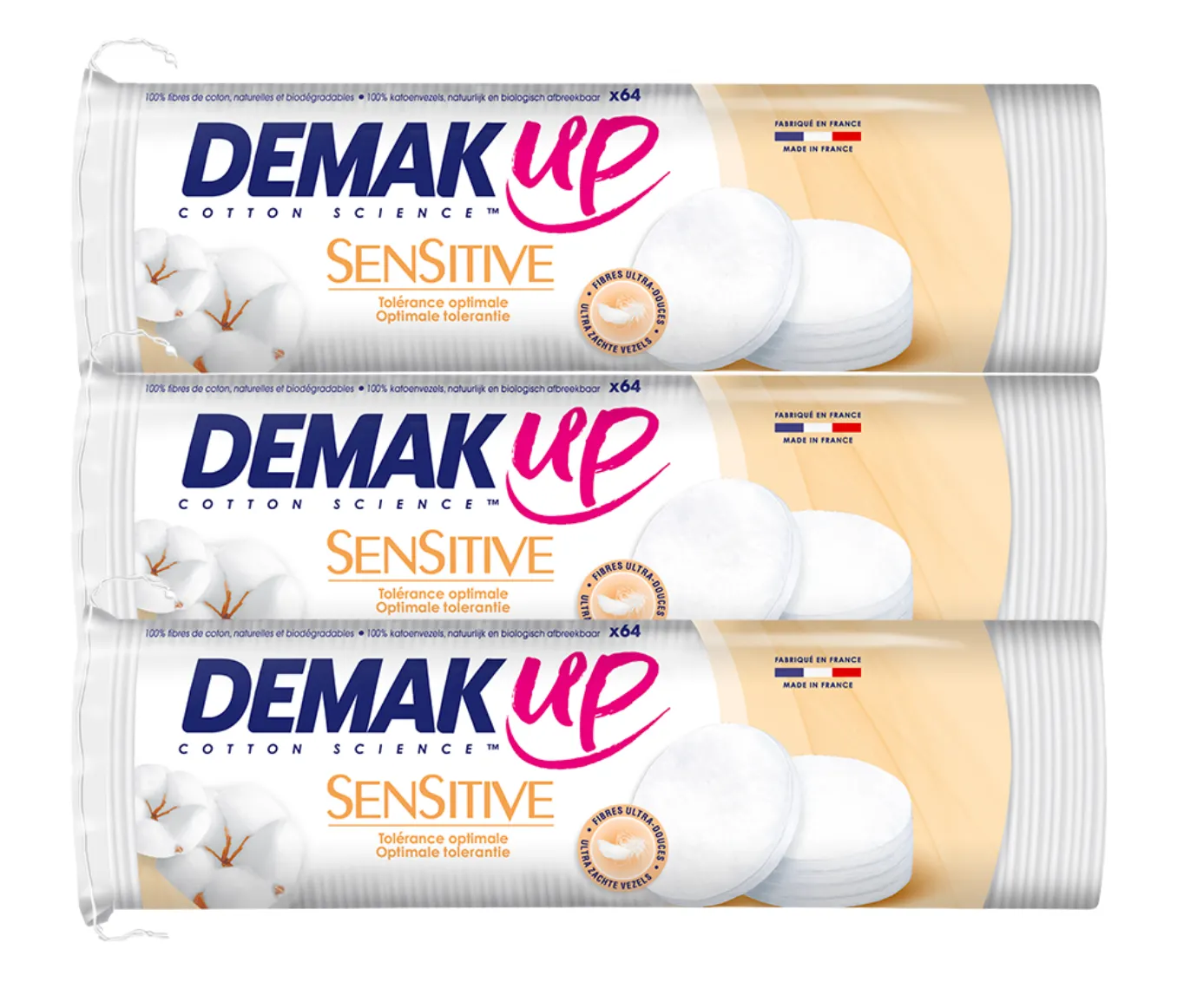 Demak Up Wattenpads Sensitive Rond A3 (64 stuks)