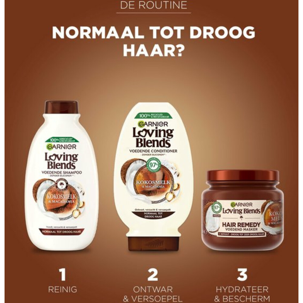 Garnier Loving Blends Conditioner Kokosmelk & Macadamia (200 ml)