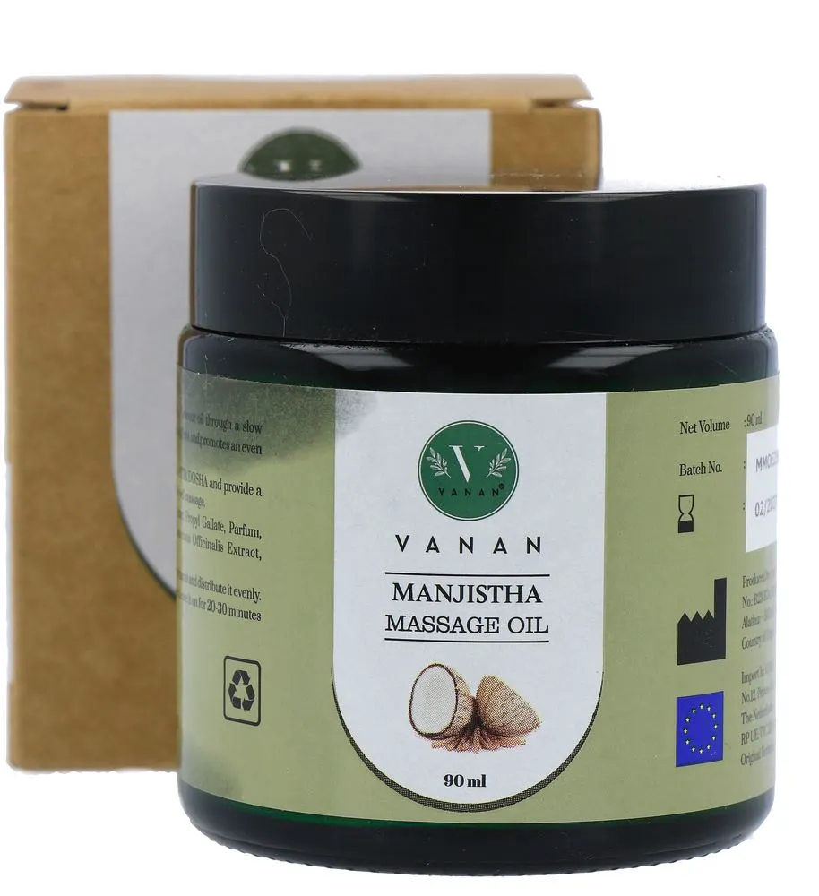 Vanan Manjistha Massage Oil (90 ml) - image 3