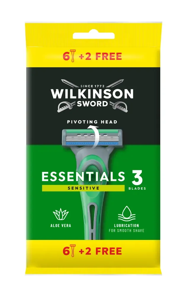 Wilkinson Essential Sensitive 6+2 Disposable (8 stuks)