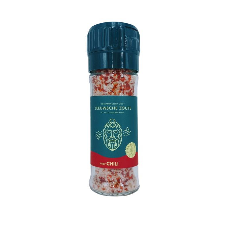 Zeeuwsche Zoute Zoutmolen Zout Met Chili (50 gr)