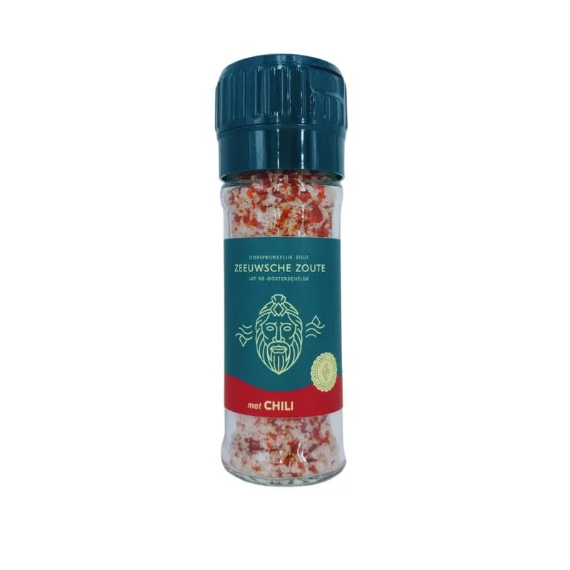 Zeeuwsche Zoute Zoutmolen Zout Met Chili (50 gr)