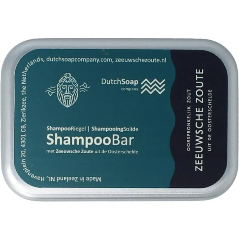 Zeeuwsche Zoute Shampoo Bar In Aluminium Travel Case (1 stuk)