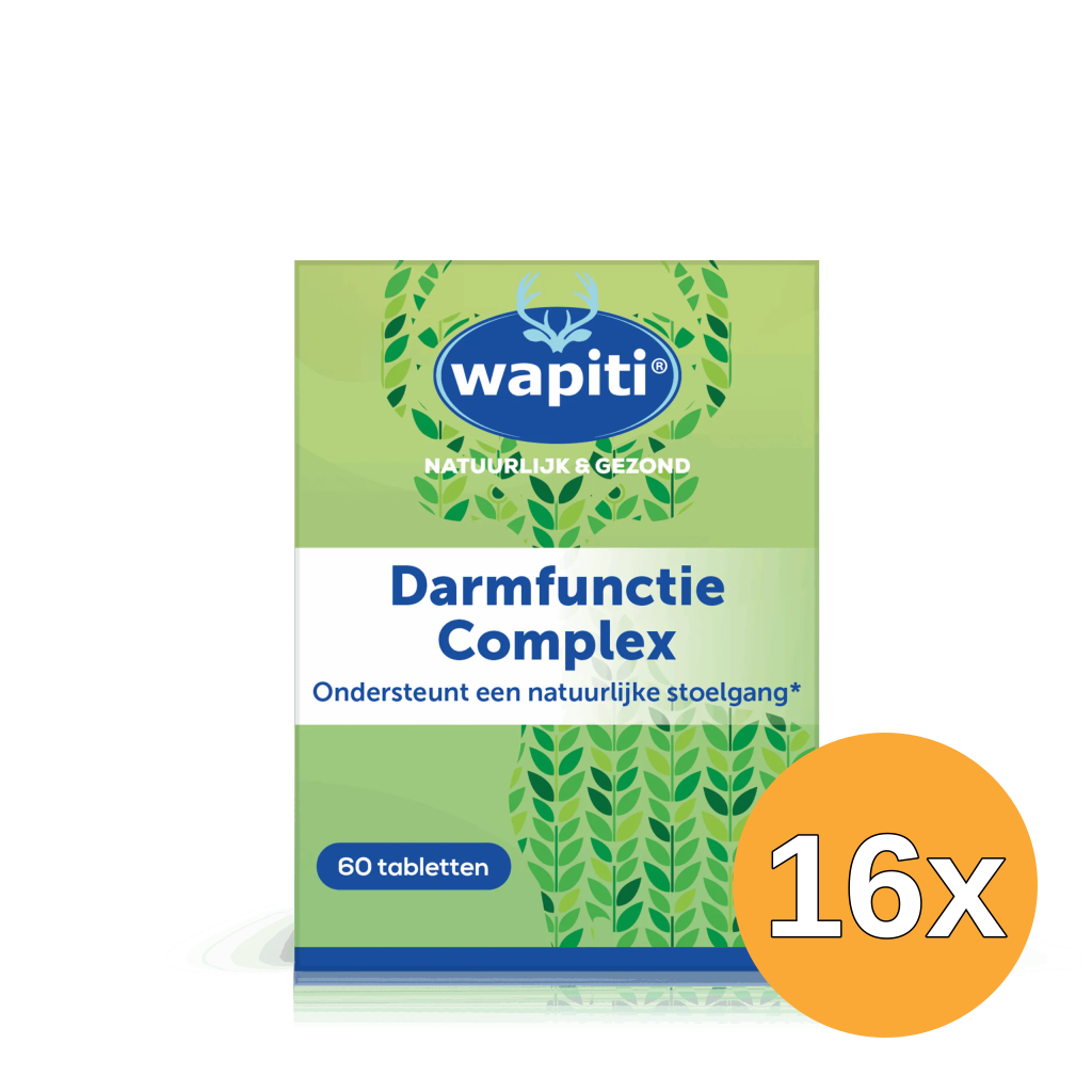 16x Wapiti Darmfunctie Complex (60 tabletten)
