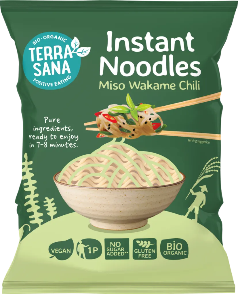 Terrasana Instant Noodles Wakame Chili (90 gr)