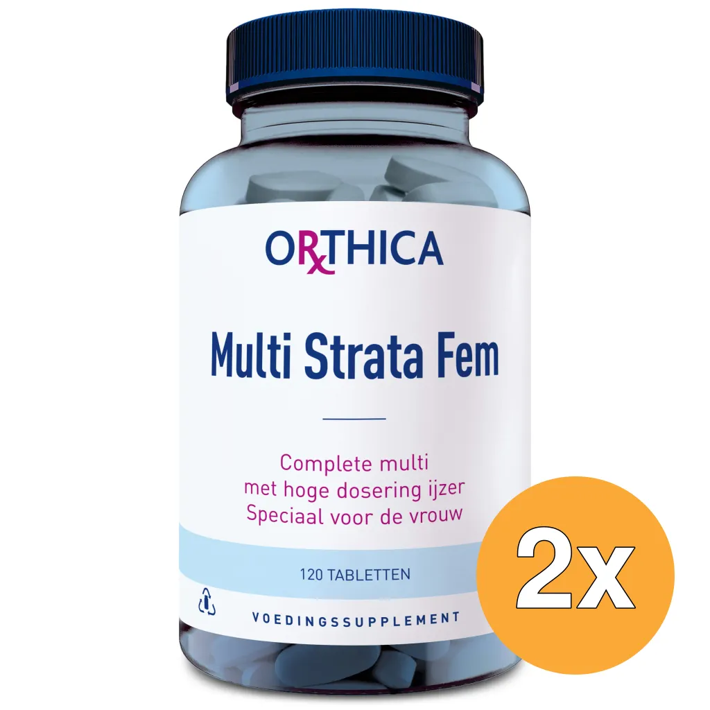 2x Orthica Multi Strata Fem (120 tabletten)