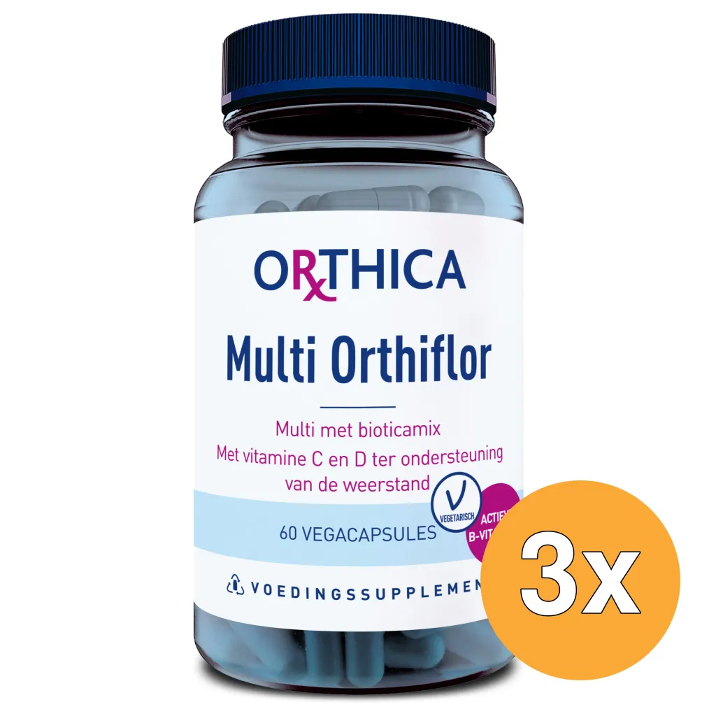 3x Orthica Multi Orthiflor (60 vega capsules)