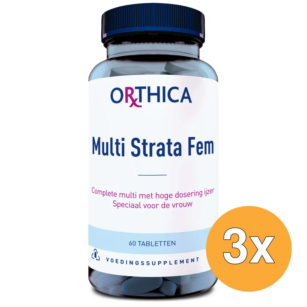 3x Orthica Multi Strata Fem (60 tabletten)